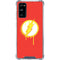 DC Comics The Flash Emblem Drip Galaxy S20 FE Clear Case